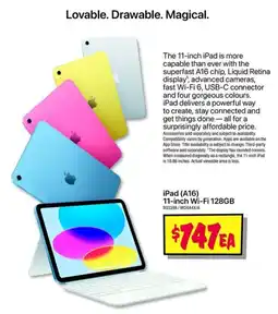 JB Hi-Fi iPad (A16) 11-inch Wi-Fi 128GB offer