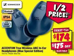 JB Hi-Fi Sennheiser Accentum True Wireless ANC In-Ear Headphones Blue Special Edition offer