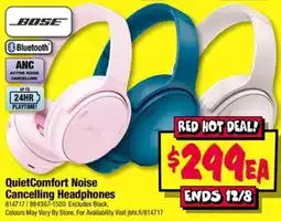 JB Hi-Fi Bose QuietComfort Noise Cancelling Headphones offer