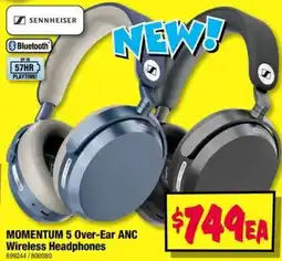 JB Hi-Fi Sennheiser Momentum 5 Over-Ear ANC Wireless Headphones offer
