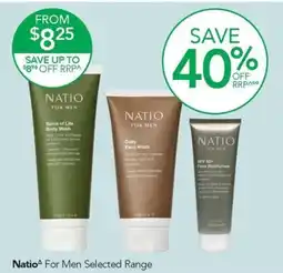 Terry White Natio For Men Selected Range offer