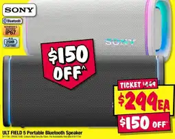 JB Hi-Fi Sony Ult Field 5 Portable Bluetooth Speaker offer