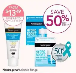 Terry White Neutrogena Hydro Boost Face Lotion Sunscreen offer