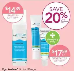 Terry White Ego Azclear* Limited Range offer