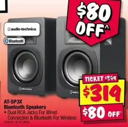 JB Hi-Fi audio-technica Bluetooth Speakers offer