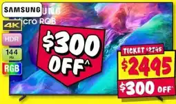 JB Hi-Fi Samsung TV offer
