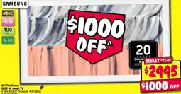 JB Hi-Fi Samsung 85" The Frame QLED 4K Smart TV offer
