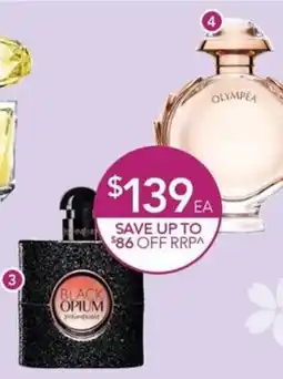 Terry White Yves Saint Laurent Black Opium EDP Spray or Rabanne Olympea EDP Spray offer