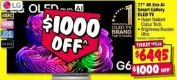 JB Hi-Fi LG OLED Evo AI Smart Gallery OLED TV offer