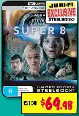 JB Hi-Fi Super 8 Limited Edition Steelbook offer