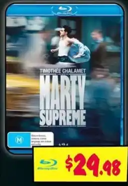 JB Hi-Fi Marty Supreme offer