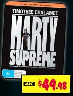 JB Hi-Fi Marty Supreme offer