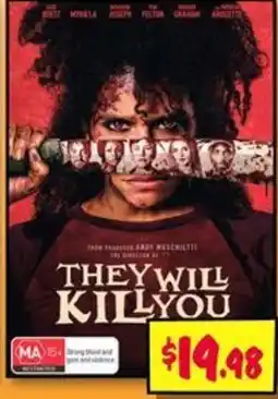 JB Hi-Fi They Will Kill You offer