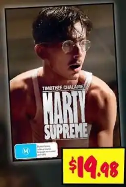 JB Hi-Fi Marty Supreme offer