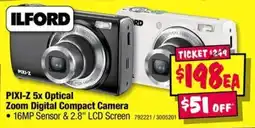 JB Hi-Fi Ilford PIXI-Z 5x Optical Zoom Digital Compact Camera offer
