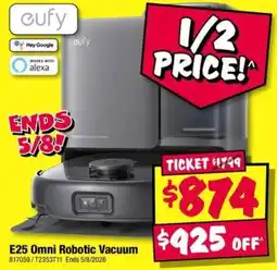 JB Hi-Fi eufy E25 Omni Robotic Vacuum offer