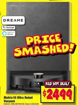 JB Hi-Fi Dreame Matrix10 Ultra Robot Vacuum offer