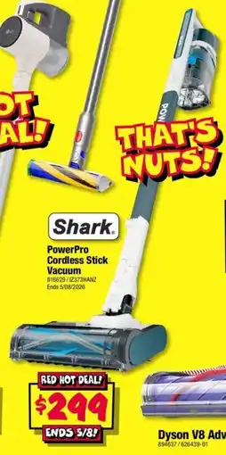 JB Hi-Fi PowerPro Cordless Stick Vacuum offer