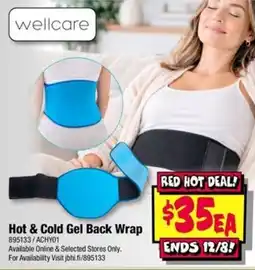 JB Hi-Fi wellcare Hot & Cold Gel Back Wrap offer