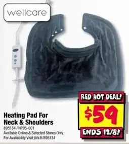 JB Hi-Fi wellcare Heating Pad For Neck & Shoulders offer
