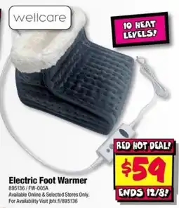 JB Hi-Fi wellcare Electric Foot Warmer offer
