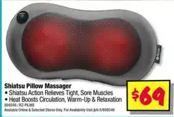 JB Hi-Fi Shiatsu Pillow Massager offer