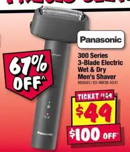 JB Hi-Fi 300 Series 3 Blade Electric Wet & Dry Mens Shaver offer
