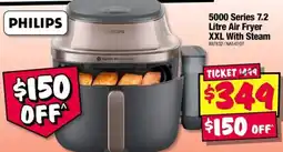 JB Hi-Fi Philips 5000 Series 7.2 Litre Air Fryer XXL With Steam offer