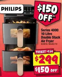 JB Hi-Fi Philips Series 4000 10 Litre Double Stack Air Fryer offer