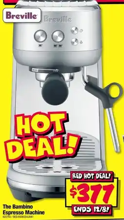 JB Hi-Fi Breville The Bambino Espresso Machine offer