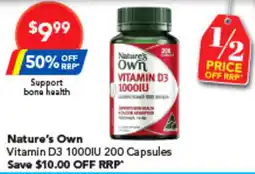 Amcal Pharmacies Natures Own offer