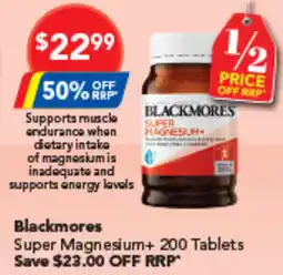 Amcal Pharmacies Blackmores offer