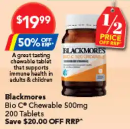 Amcal Pharmacies Blackmores offer