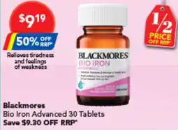 Amcal Pharmacies Blackmores offer
