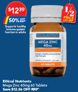 Amcal Pharmacies Ethical Nutrients offer