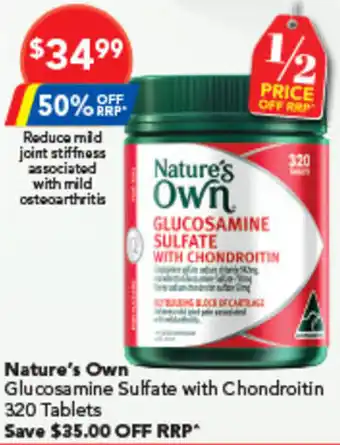 Amcal Pharmacies Natures Own offer