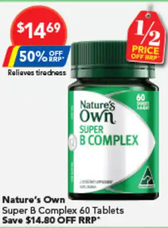 Amcal Pharmacies Natures Own offer