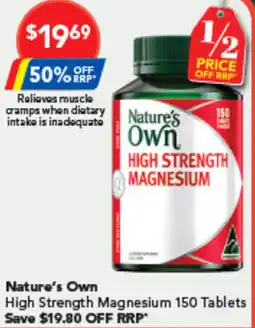 Amcal Pharmacies Natures Own offer