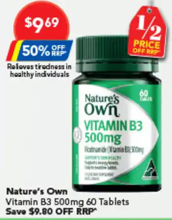 Amcal Pharmacies Natures Own offer