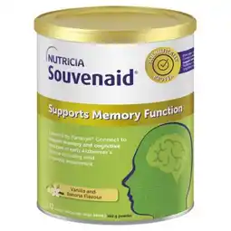 Amcal Pharmacies Nutricia Souvenaid Vanilla & Banana Flavour Powder offer