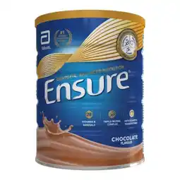 Amcal Pharmacies Ensure Chocolate Flavour Supplement Powders offer