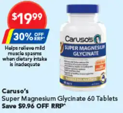Amcal Pharmacies Carusos offer