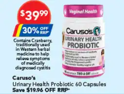 Amcal Pharmacies Carusos offer