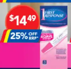 Amcal Pharmacies First Response Instream Pregnancy Test offer