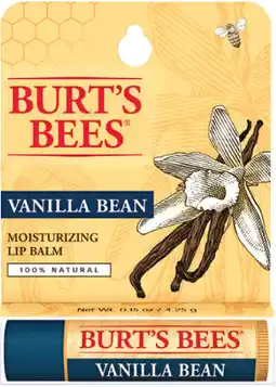Priceline Burts Bees Vanilla Bean Moisturising Lip Balm offer