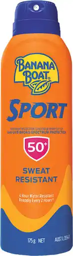 Priceline Banana Boat Sport SPF 50+ Clear Spray Sunscreen offer