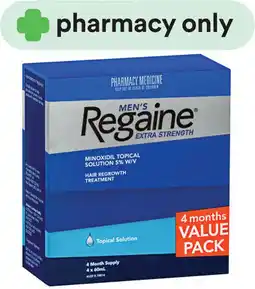 Priceline Regaine Men's Extra Strength Foam Hair Regrowth Treatment offer