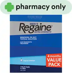 Priceline Regaine Men's Extra Strength Hair Regrowth Treatment offer