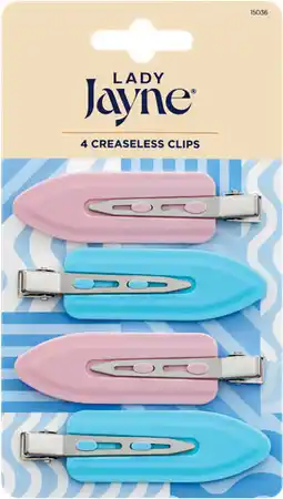 Priceline Lady Jayne Multi-Coloured Creaseless Clips Assorted Colours offer