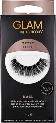 Priceline Glam by Manicare Kaia Luxe Lashes 1 Pair offer